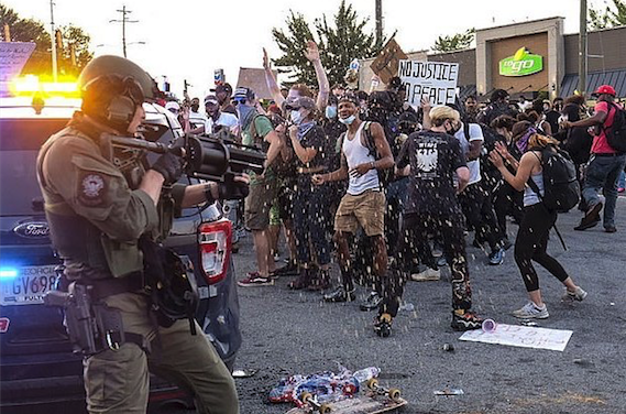 Protesters burn down Wendy’s in Atlanta where black man was slain by police