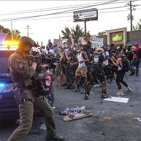 Protesters burn down Wendy’s in Atlanta where black man was slain by police